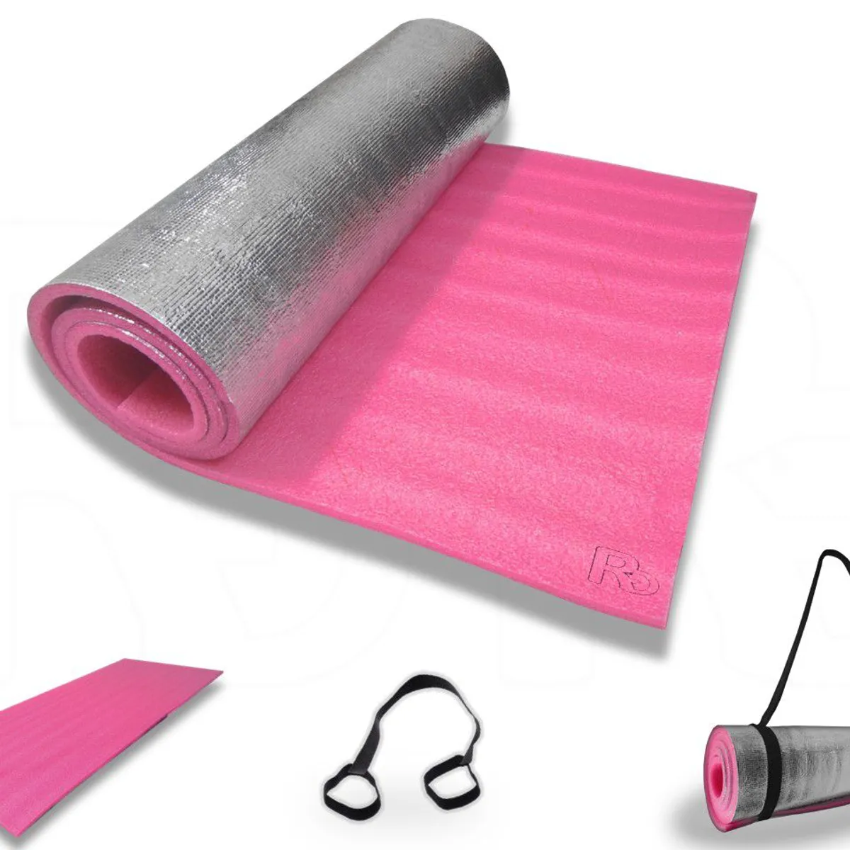 LAVEF - Colchoneta Para Hacer Ejercicio Abdominales Gimnasio Fucsia