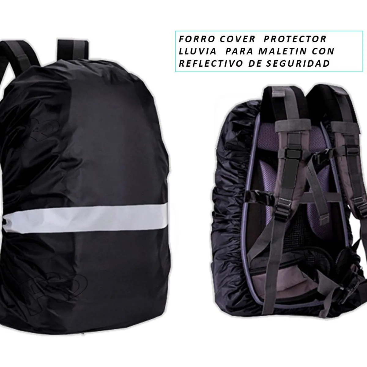 LAVEF - Forro Protector Maleta Impermeable Cicla Moto Con Reflectivo