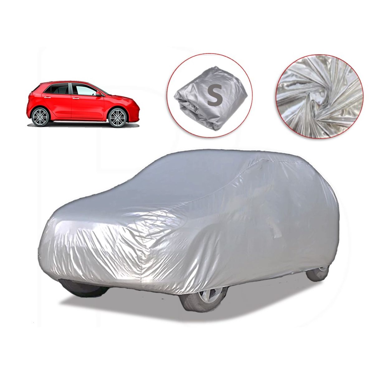 LAVEF - Pijama Impermeable Para Carro Qp Talla S Metalizada