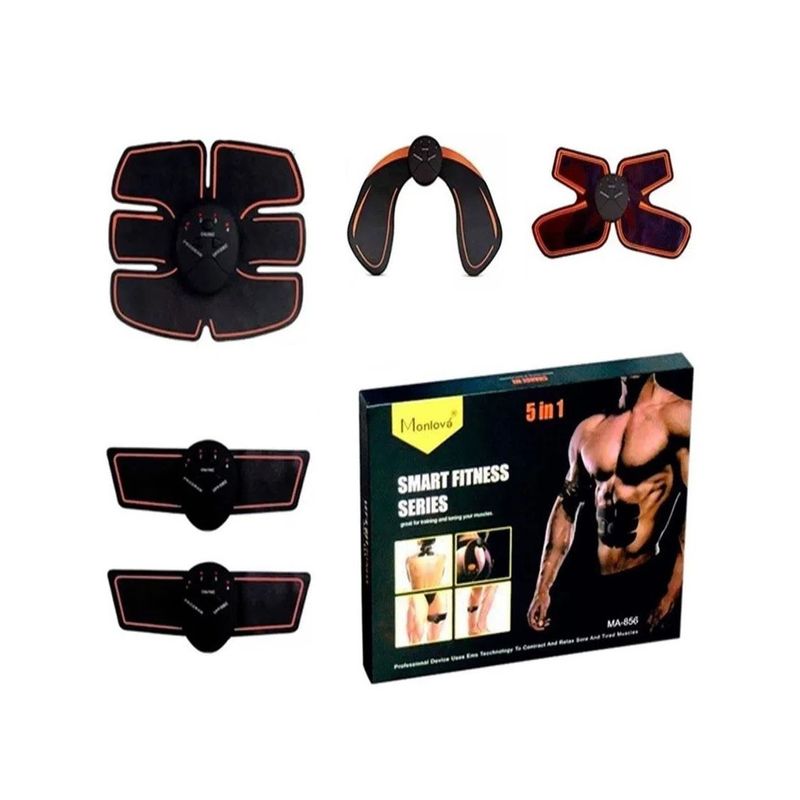 GENERICO - gimnasia  pasiva 5 En 1 Smart Fitness Electroestimulación