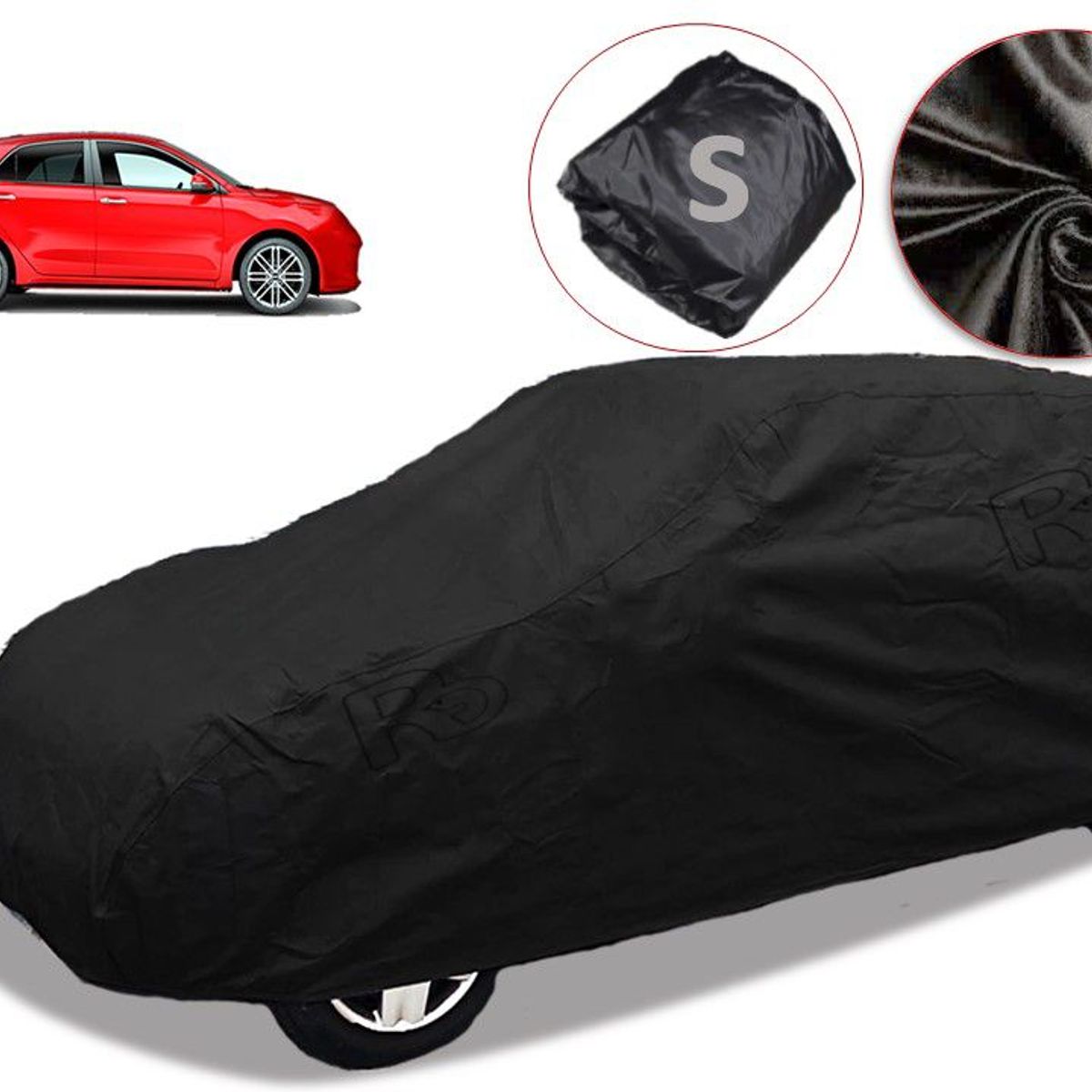 LAVEF - Pijama Semi-impermeable Para Carro Qp S Negra