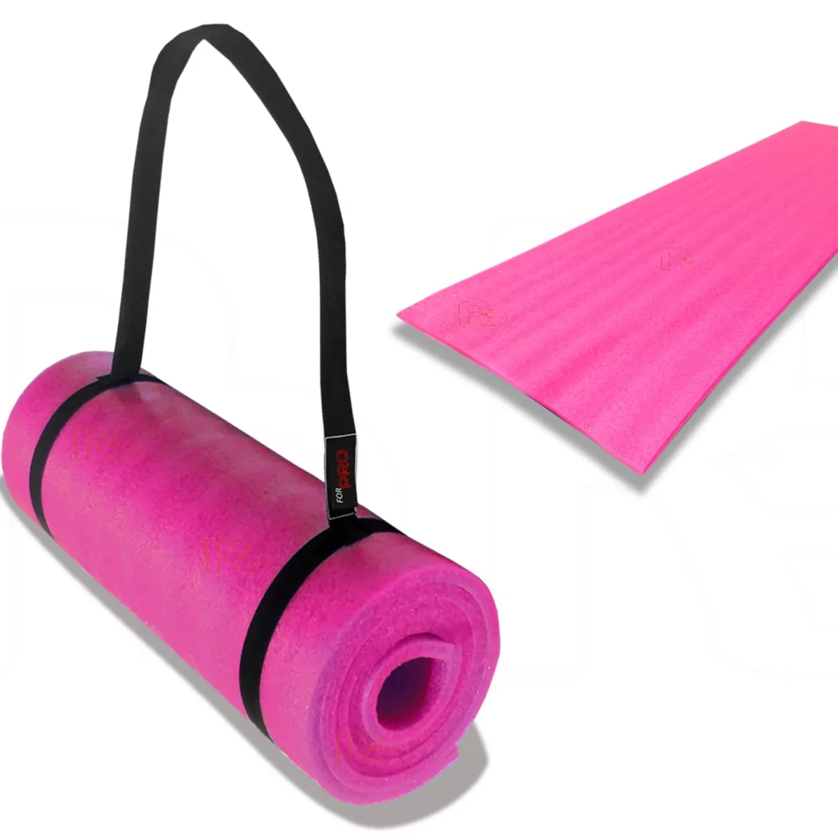 LAVEF - Colchoneta Basica Para Hacer Ejercicio Gimnasio Yoga Fucsia