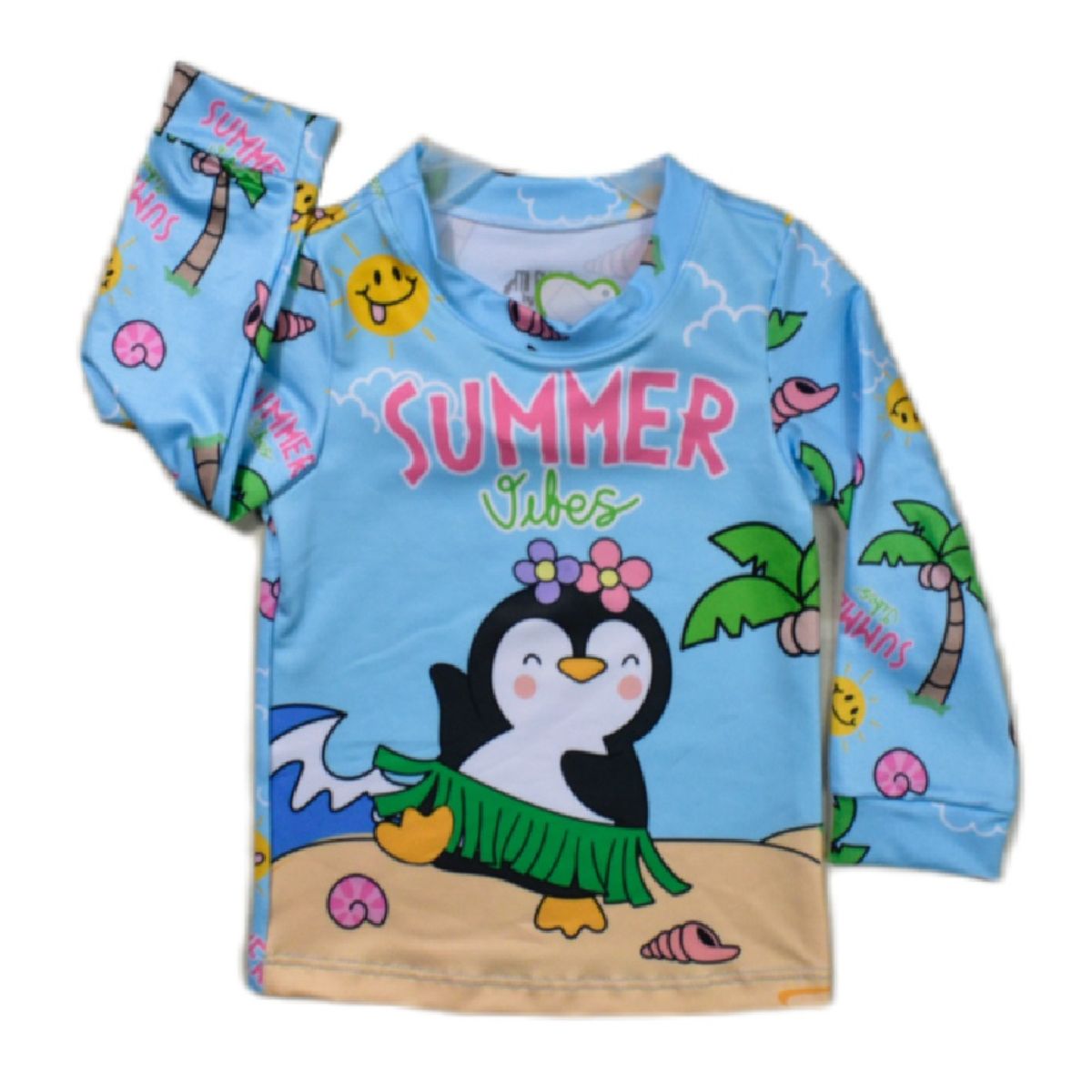 MUNDO BEBE - vestido de baño para bebe niña Celeste bebé