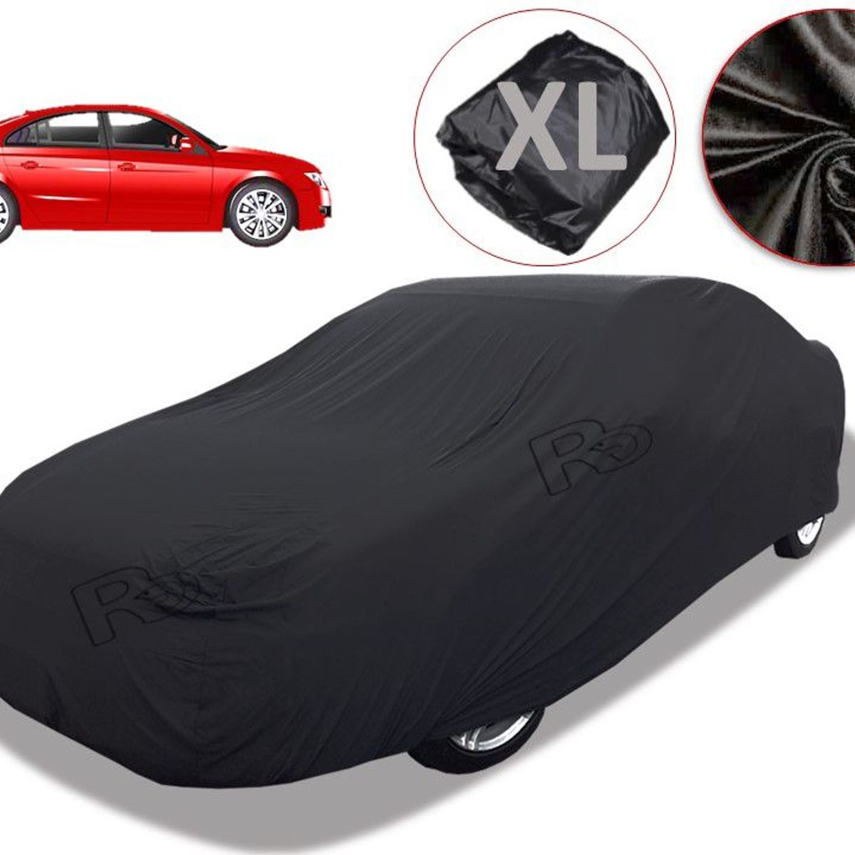 GENERICO - Pijama Semi-impermeable Para Carro Sedan Talla XL