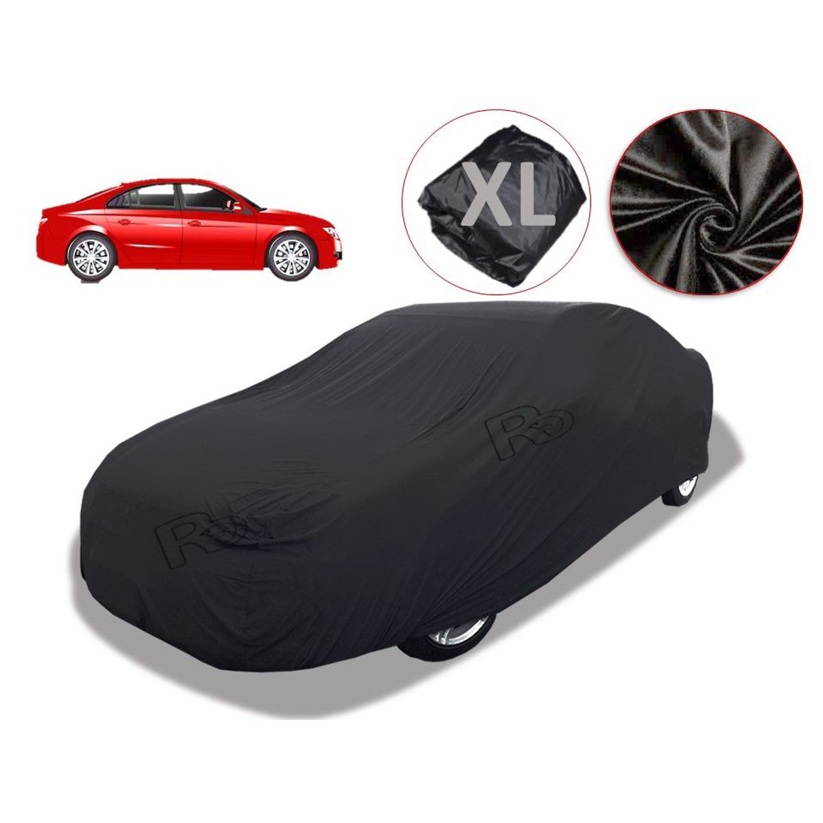 GENERICO - Pijama Semi-impermeable Para Carro Sedan Talla XL