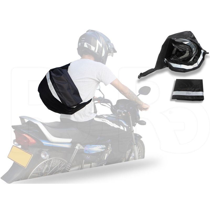 LAVEF - Bolso Transporte Casco Mochila Moto Impermeable Reflectivo