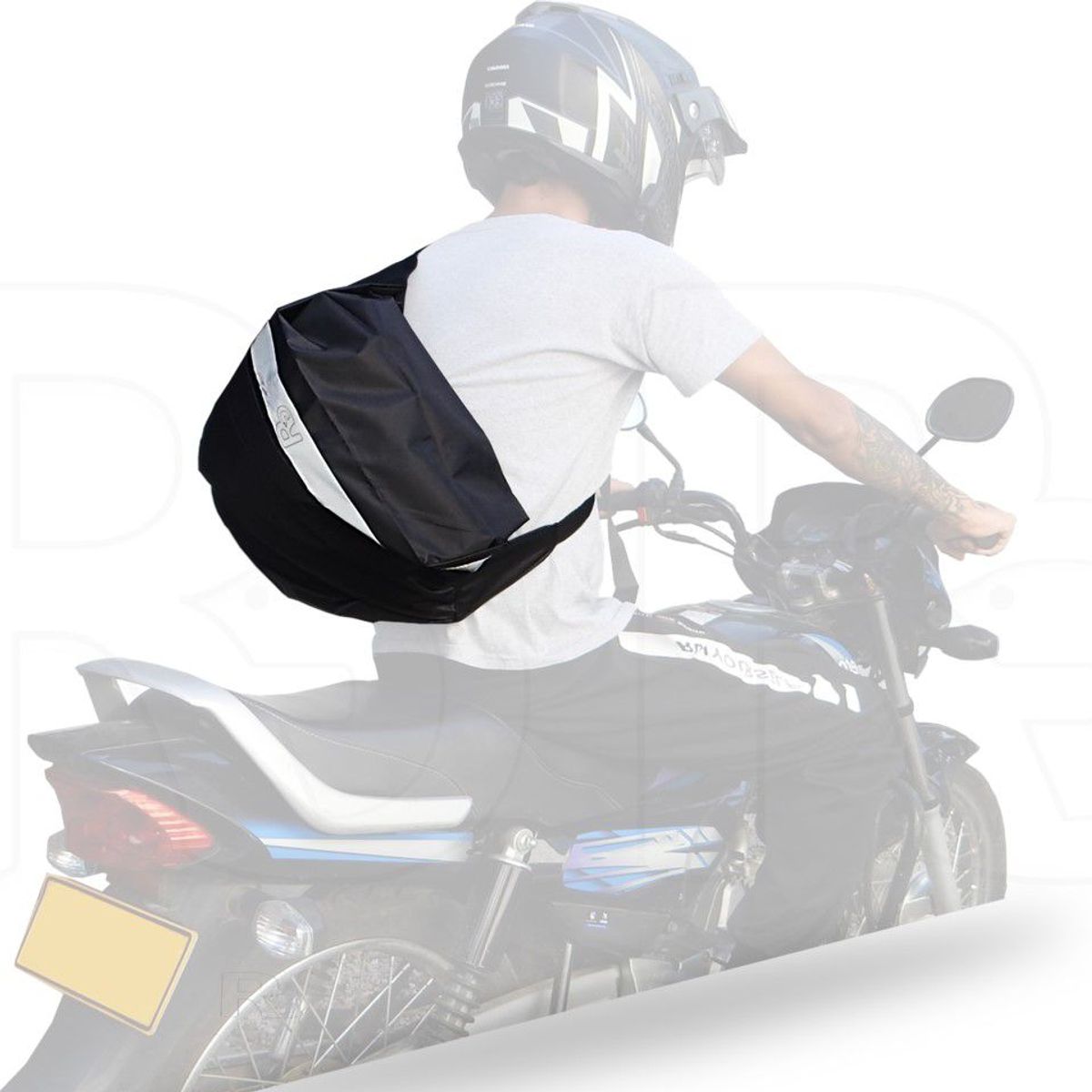 LAVEF - Bolso Transporte Casco Mochila Moto Impermeable Reflectivo