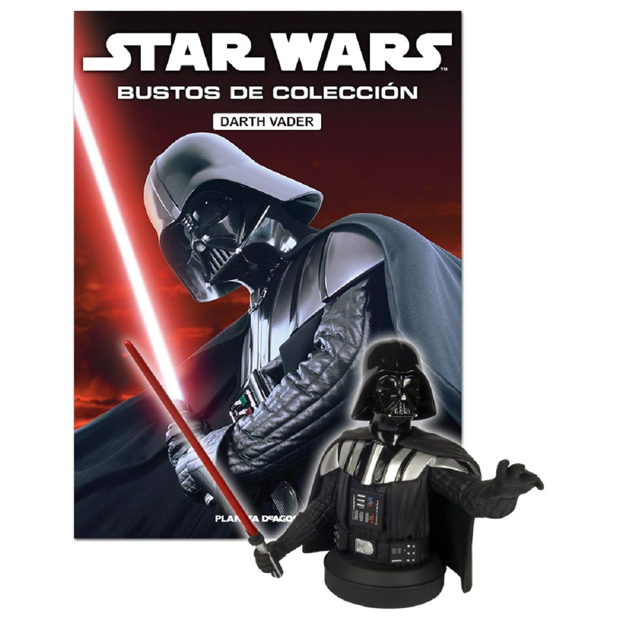 PLANETA DEAGOSTINI - Star Wars Darth Vader Figura Busto De Colección con Revista