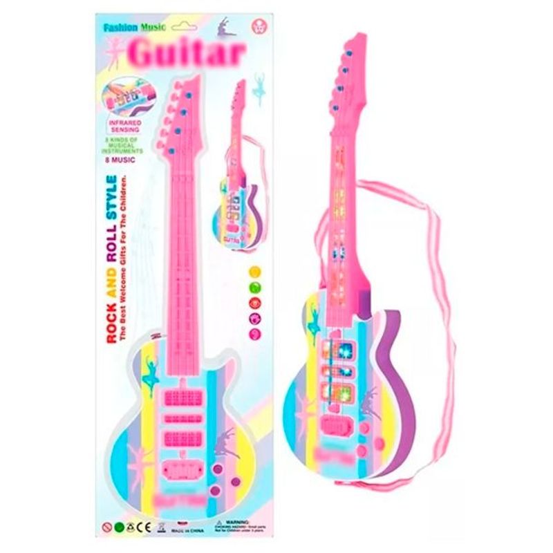 GENERICO - Guitarra Eléctrica Love Music Guitar Rock Juguete Niñas