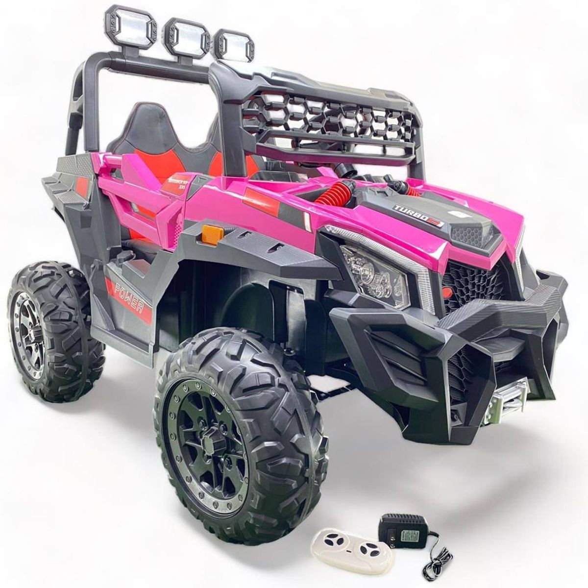 BEBESUNITA - carro Eléctrico Niños 4x4 1 a 7 Años Ll/Caucho C/Remoto