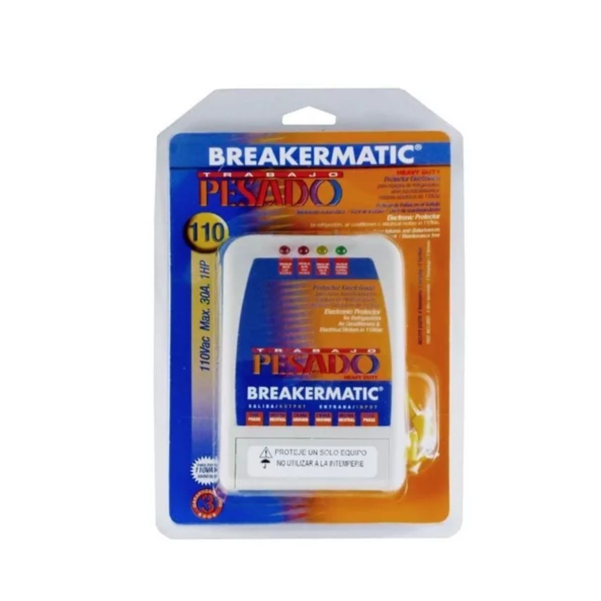 BREAKERMATIC - Protector De Voltaje Breakermatic Trabajo Pesado 110v