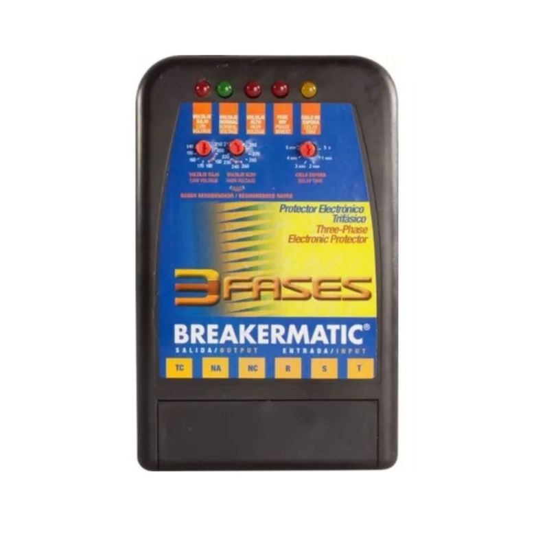 BREAKERMATIC - Protector De Voltaje Breakermatic Trabajo Pesado Trifasico