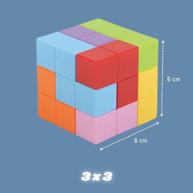 Cubo De Rubik Magnetico Soma Magnetic Cube Fidget Antiestres