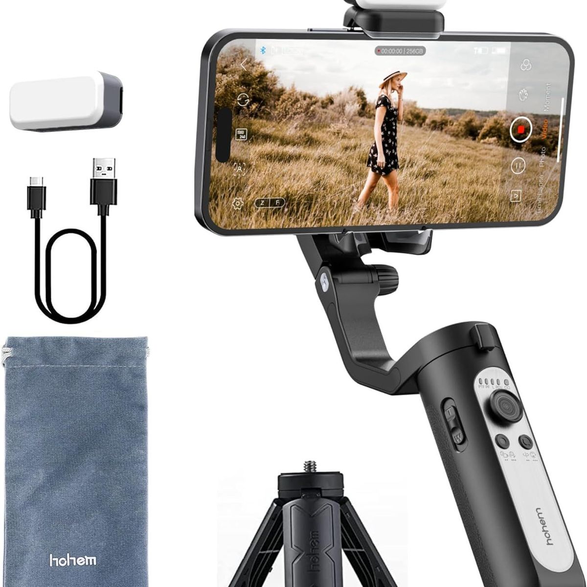 GENERICO - Estabilizador Gimbal para Celular 3-ejes Video Tripod Hohem iSteady XE
