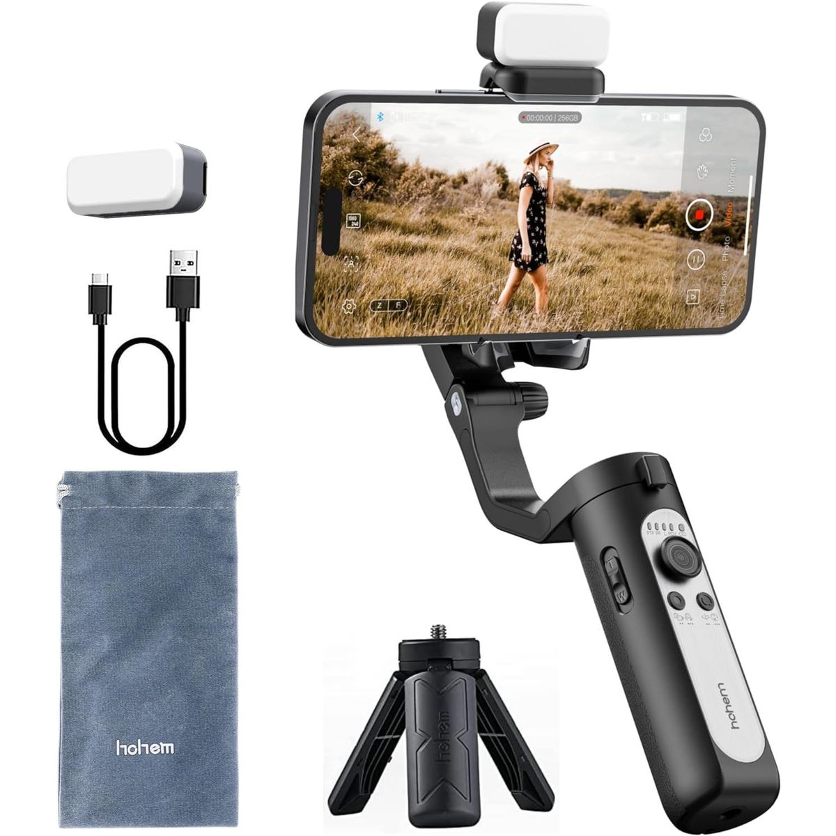 GENERICO - Estabilizador Gimbal para Celular 3-ejes Video Tripod Hohem iSteady XE