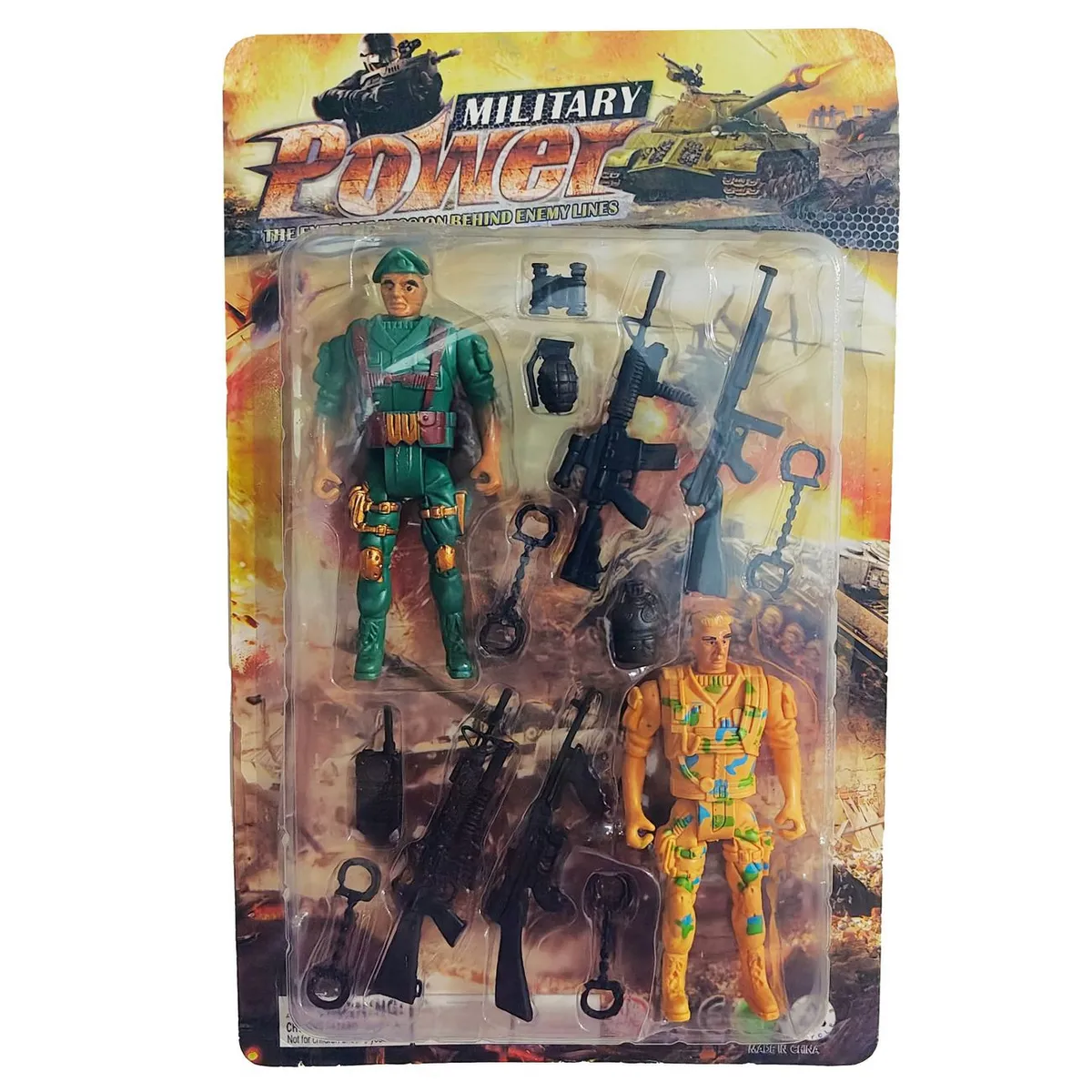 DAYOSHOP - Soldados Militar Juguete Interactivo Set Accesorios Dotaciòn