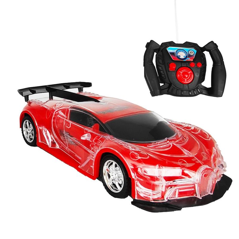 DAYOSHOP - Carro De Carreras Juguete Control Deportivo Luces  Baterias