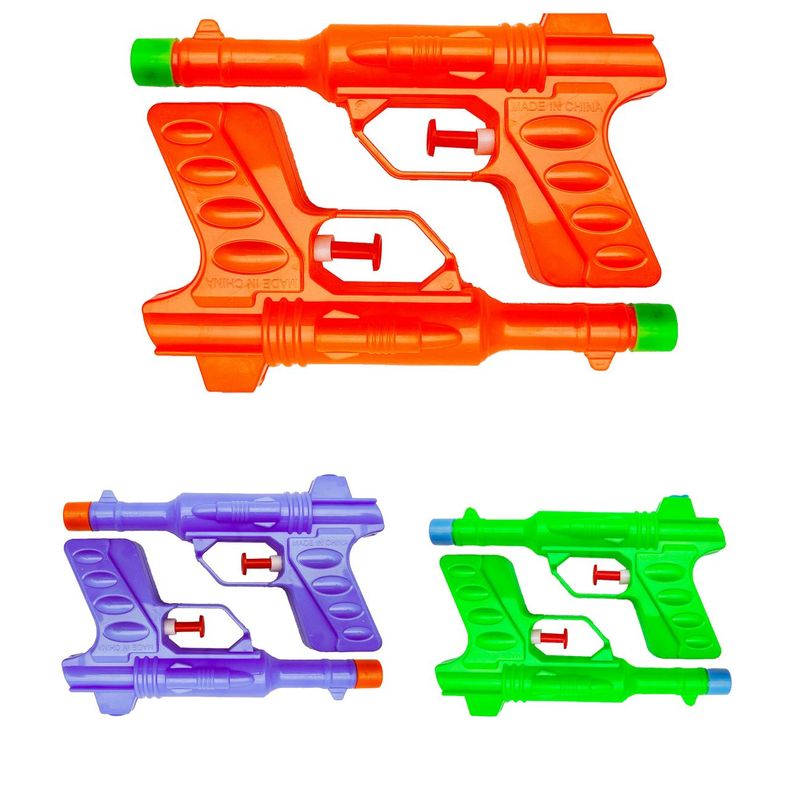 DAYOSHOP - Pistola De Agua Super Guns Juguete Niños Diversiòn X 6 Unid