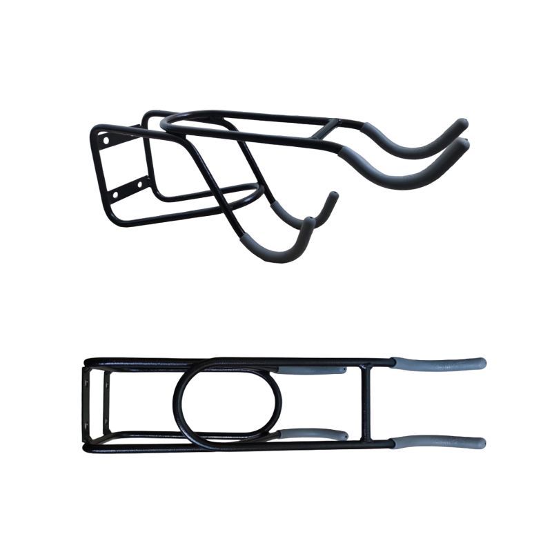 GENERICO - Soporte Bicicleta Pared Horizontal Para 2 Bicicletas