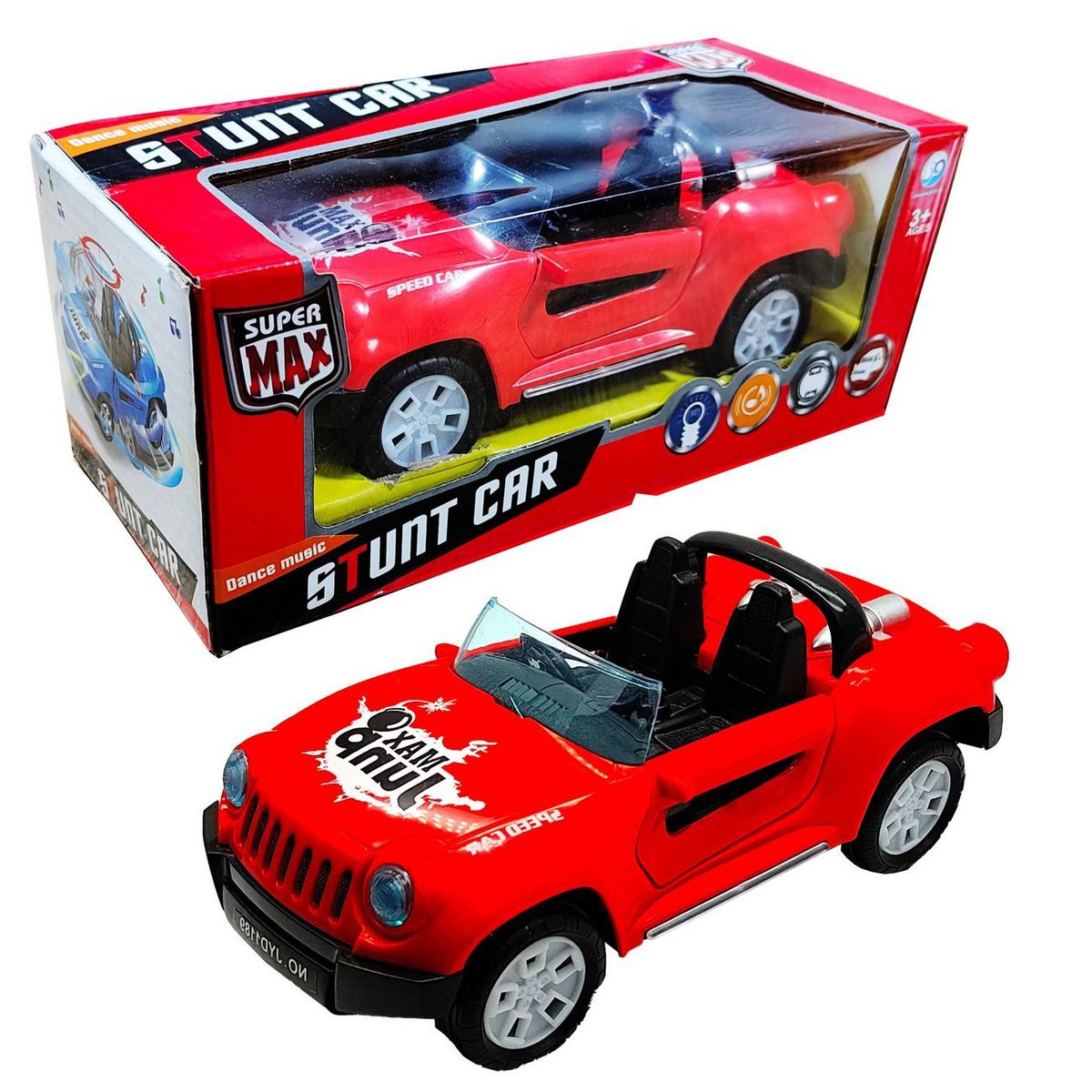 DAYOSHOP - Carro Camioneta Movimiento Jep Convertible Juguete  Bateria