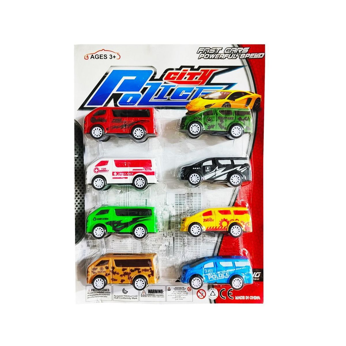 DAYOSHOP - Carro Camioneta Impulso Juguete Colecciòn Mixto X 8 Unidades