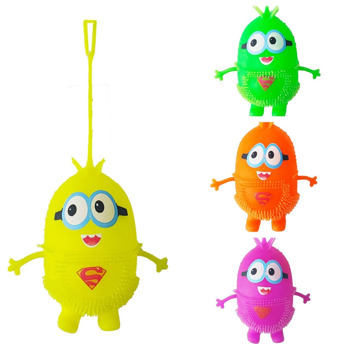 DAYOSHOP - Yoyo Juguete Luces Bolitrones Minions Antiestrés X 4 Unidade.