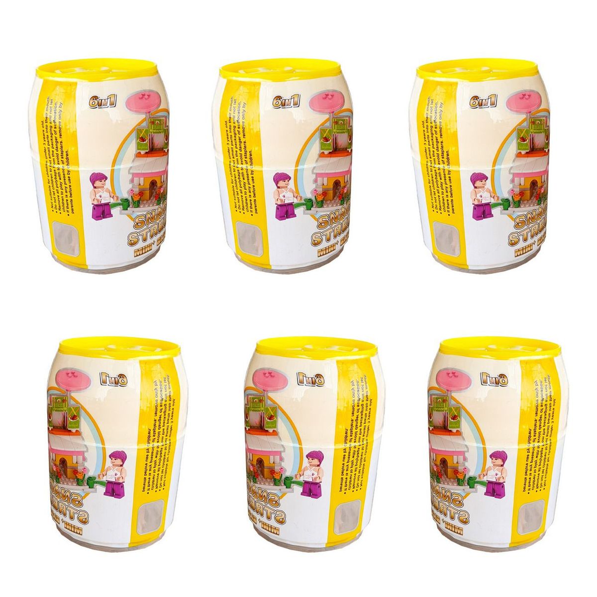 DAYOSHOP - Figura Armable Plaza Comida Snack Muñecas Juguete Didactico