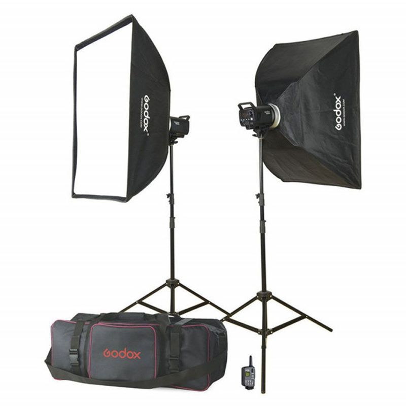 GODOX - Kit GODOX 400watts con 2 Flash MS200-F