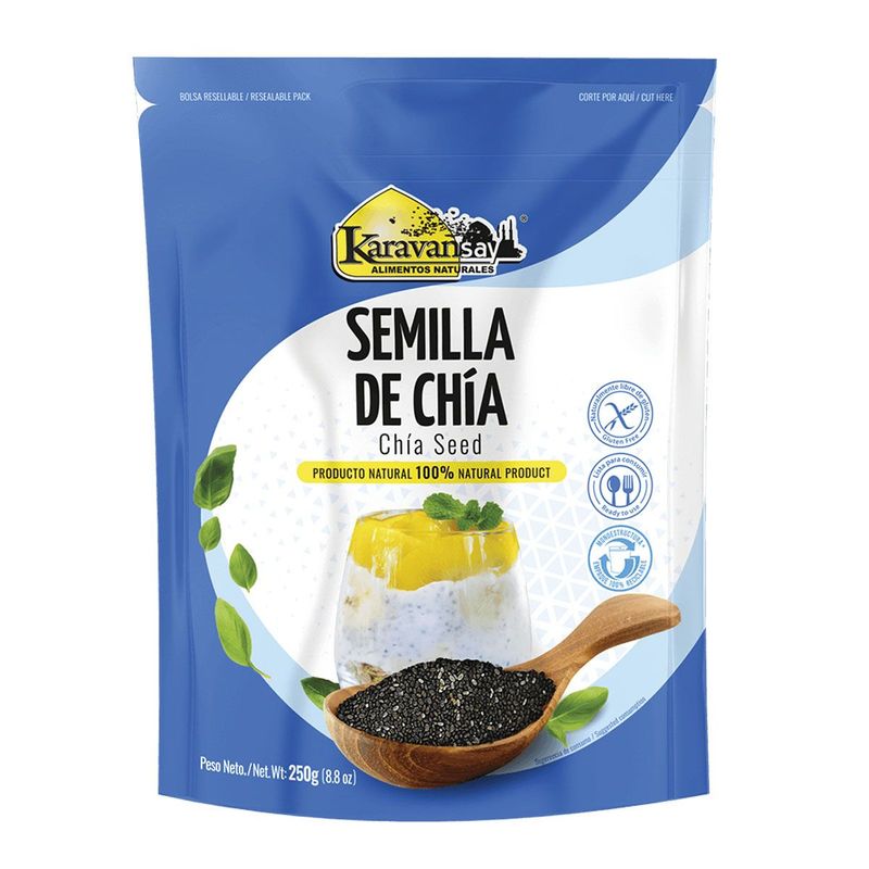 KARAVANSAY - Chía en semilla x250 gr