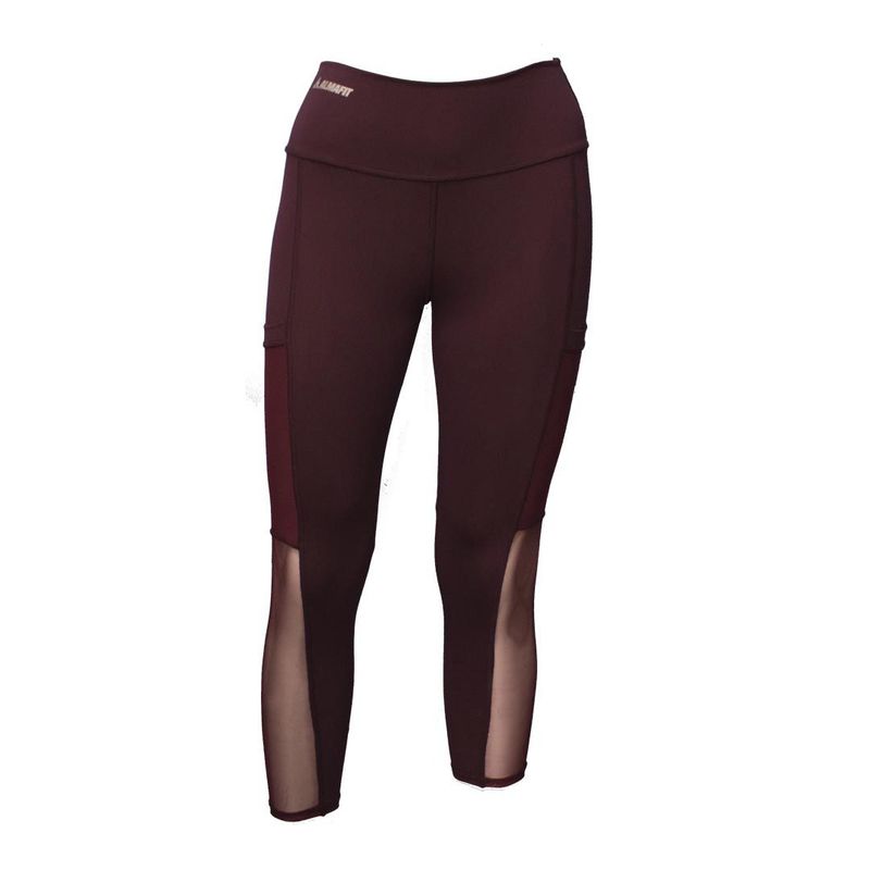 ALMA FIT - Pantalon Capri Deportivo Malla Alma Fit