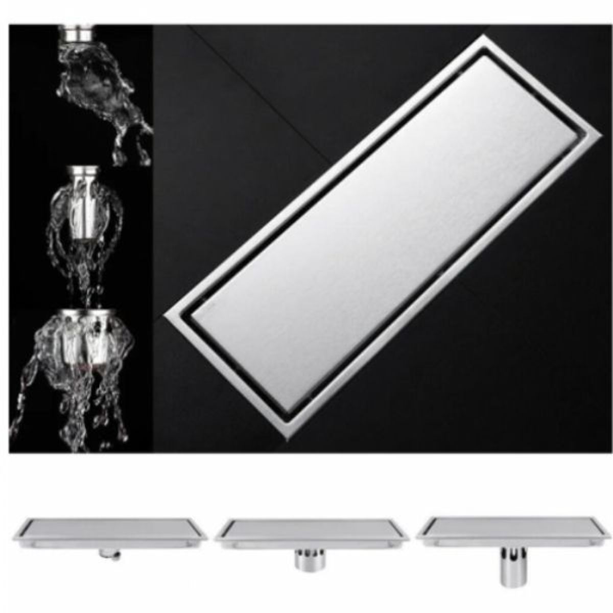 GENERICO - Rejilla Acero Rectangular 20 Cm X 10 Cm Panel Oculto Tames