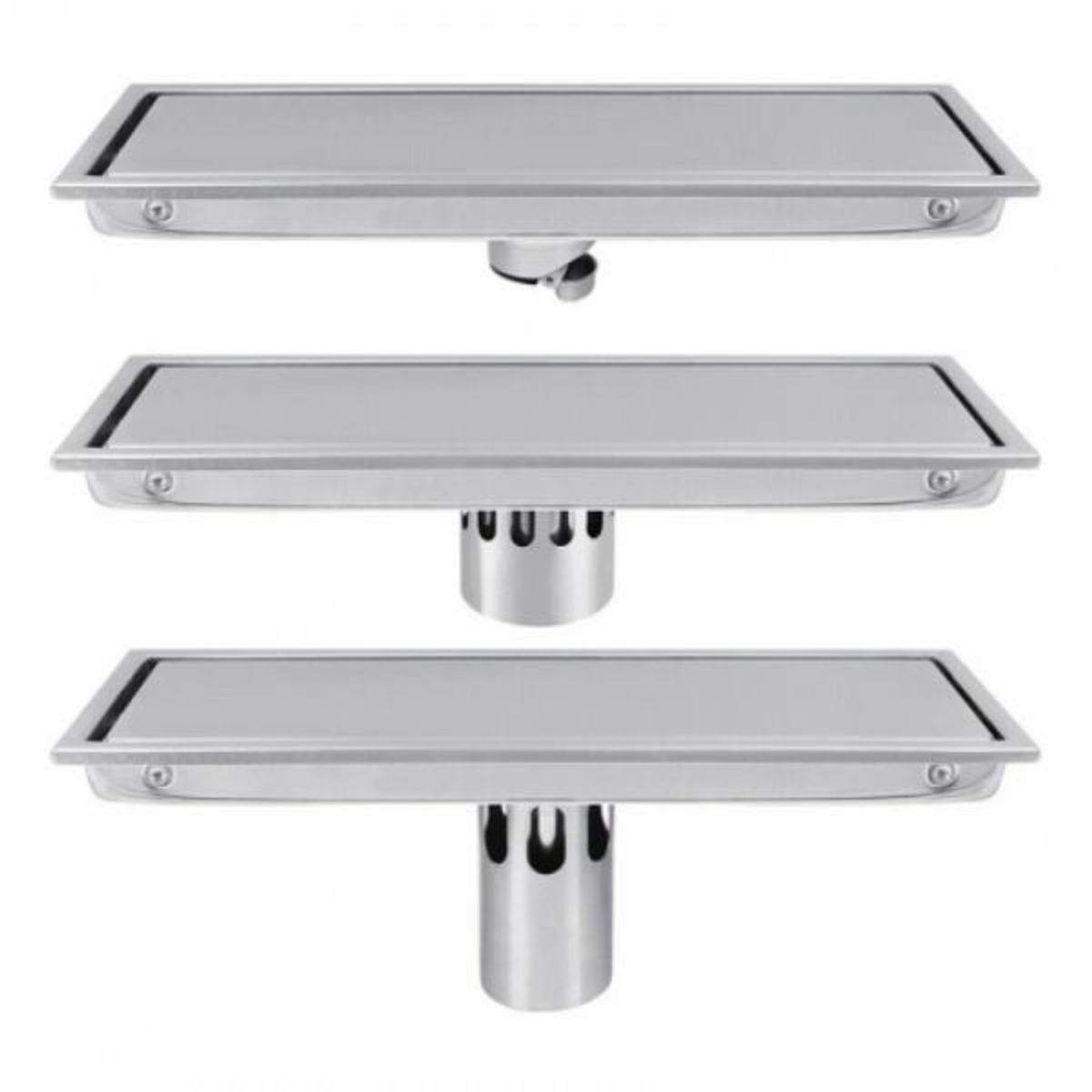 GENERICO - Rejilla Acero Rectangular 20 Cm X 10 Cm Panel Oculto Tames