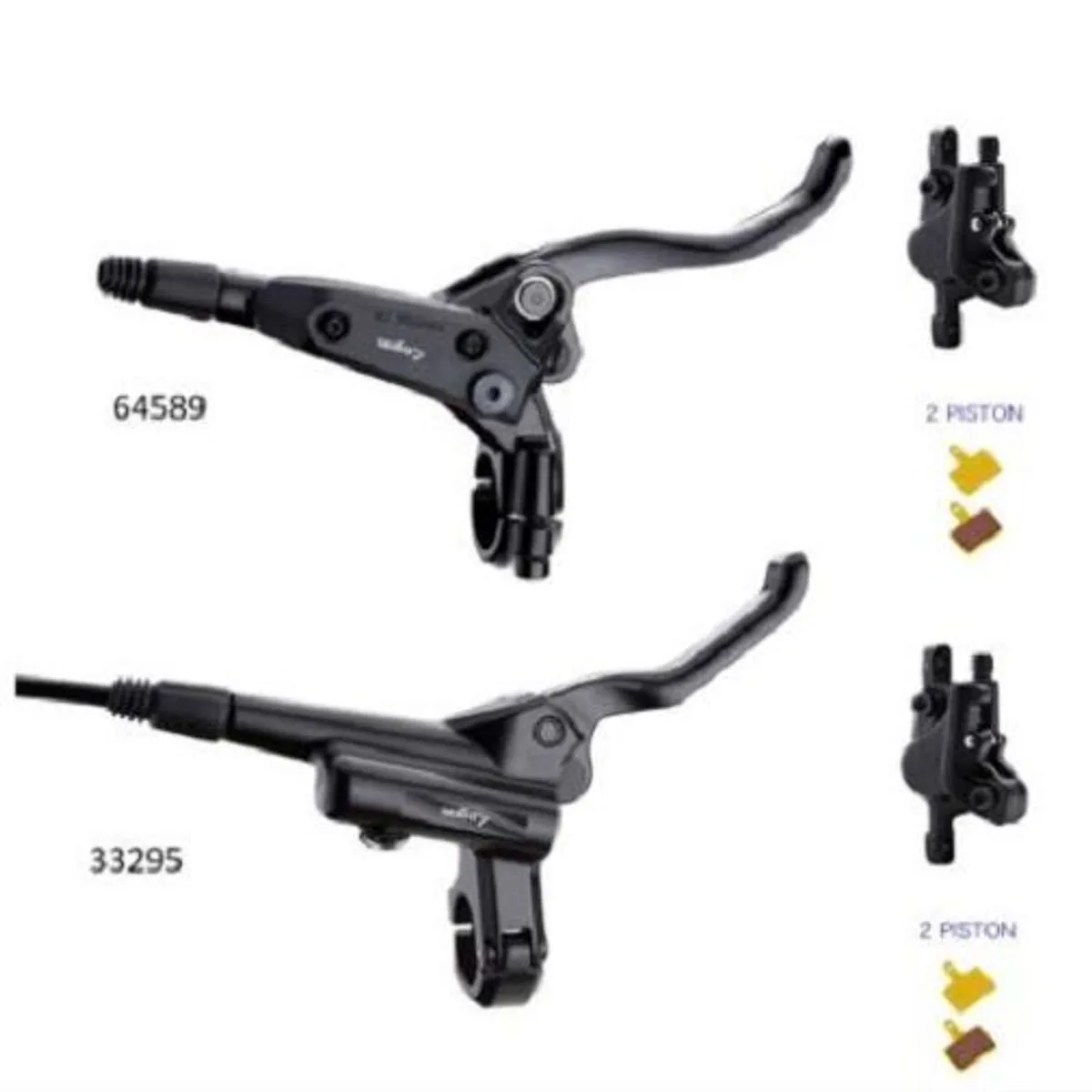 LOGAN - Frenos Hidraulicos Logan MTB Bicicleta Montaña