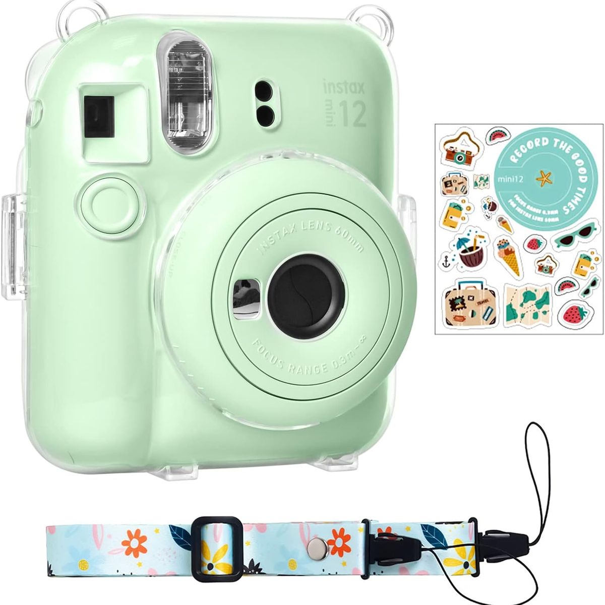 GENERICO - Protector Transparente para cámara instax mini 12 - DISEÑO 2