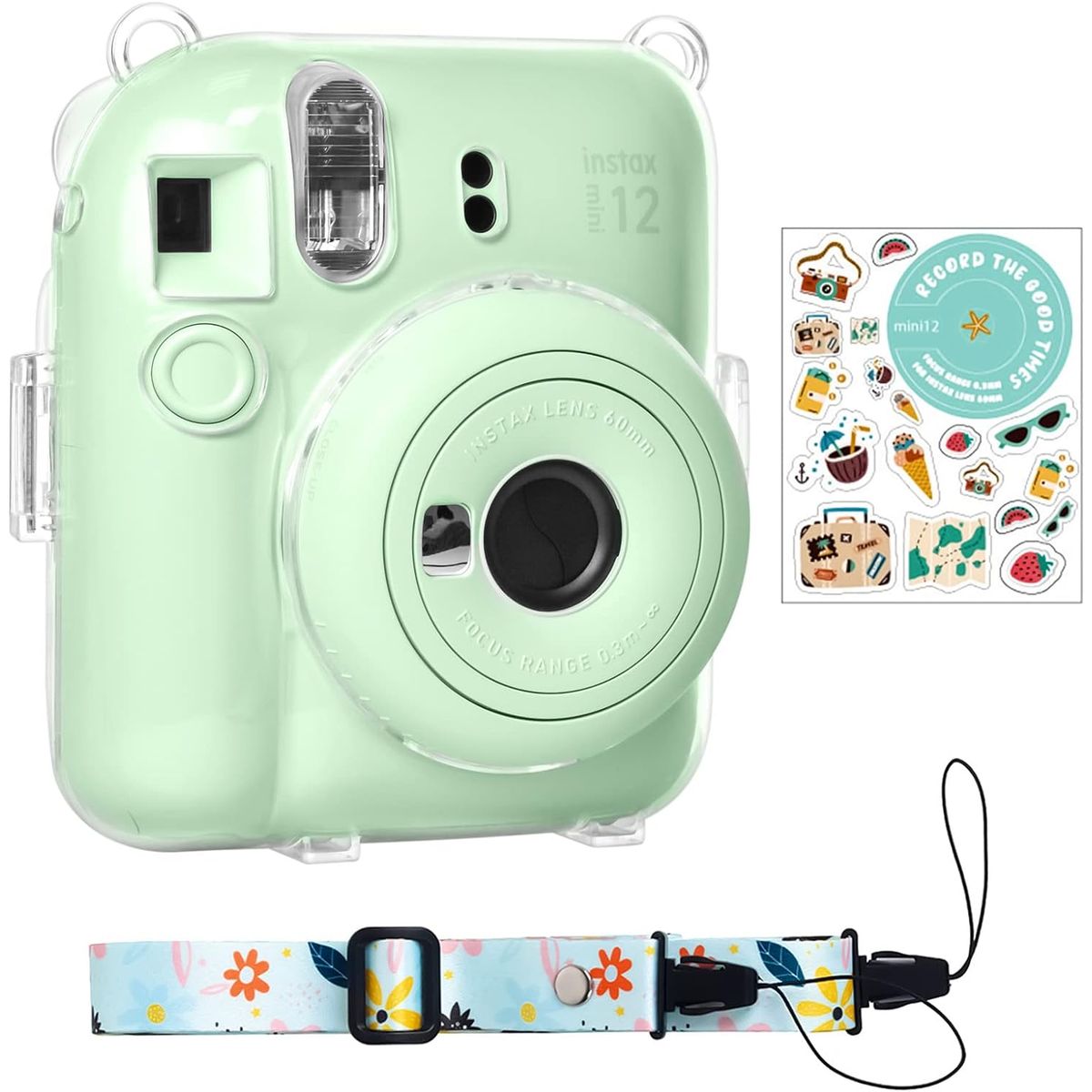 GENERICO - Protector Transparente para cámara instax mini 12 - DISEÑO 2