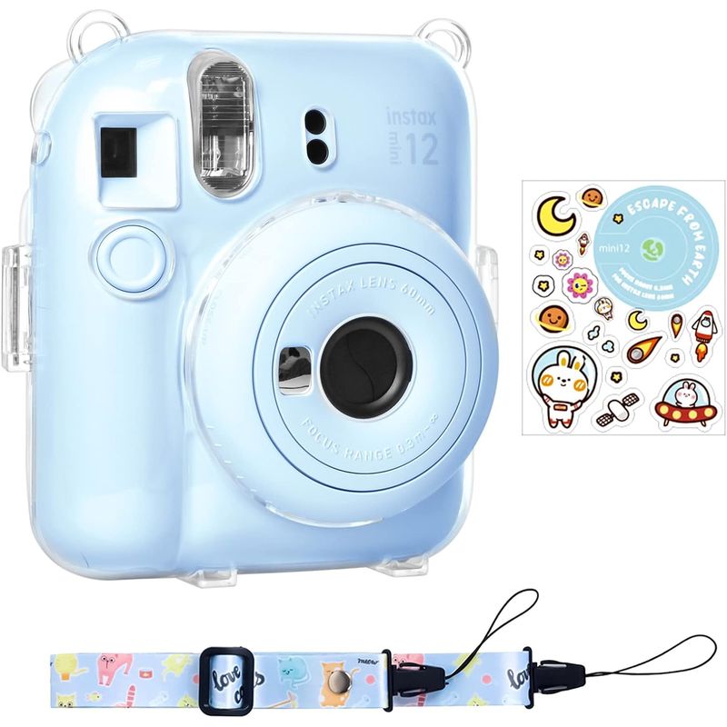 GENERICO - Protector Transparente para cámara instax mini 12 - DISEÑO 4