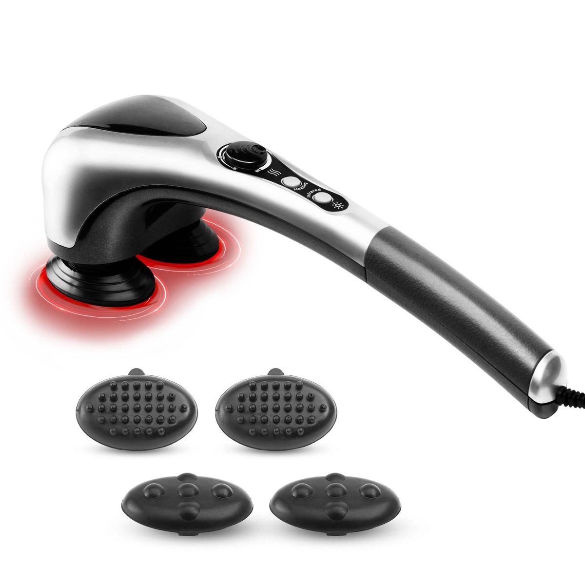 STYLE STARS - Masajeador corporal térmico de doble cabeza con infrarrojo