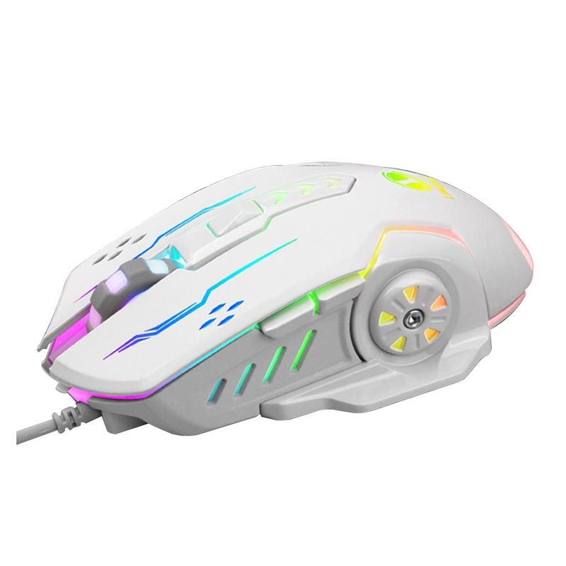 GENERICO - Mouse gamer Mouse 3600dpi retroliluminado blanco
