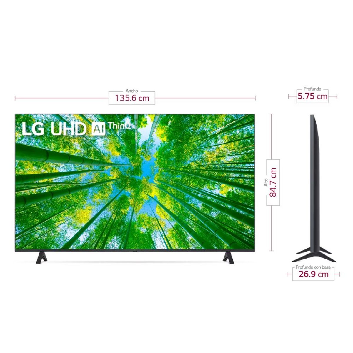 LG - Televisor 60" Lg 60UQ7950PSB Smart TV 4K UHD Bluetooth