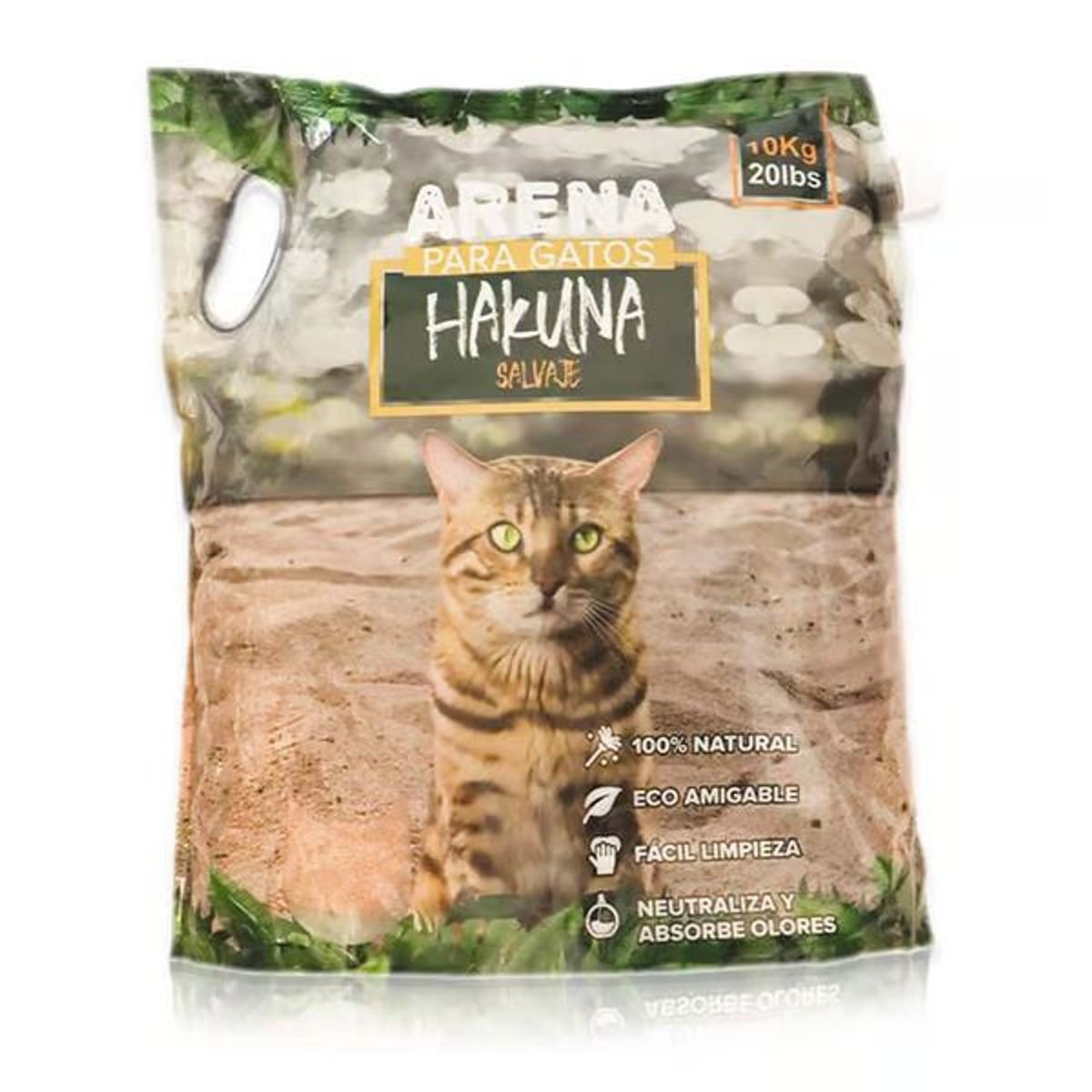 GENERICO - Hakuna Natural - Arena Aglomerante Premium - 10 KG