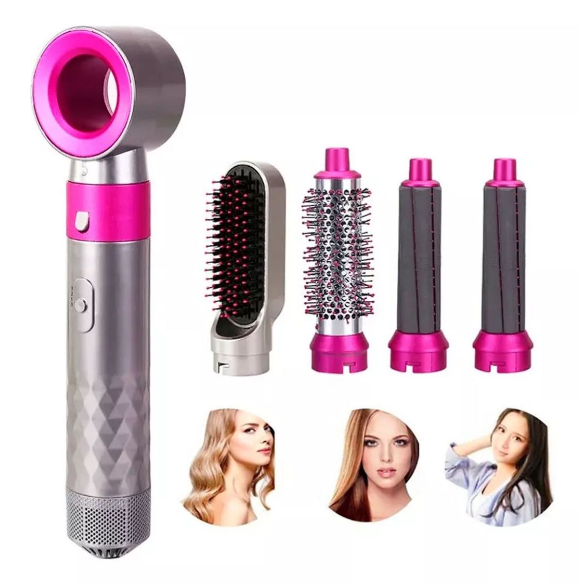 ONE PIXEL - Cepillo Secador Volumen 5 En 1 Para Cabello_.