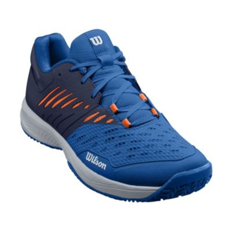 WILSON - Tenis Wilson Hombre Kaos Comp 3.0 Azul Zapatos Para Tenis