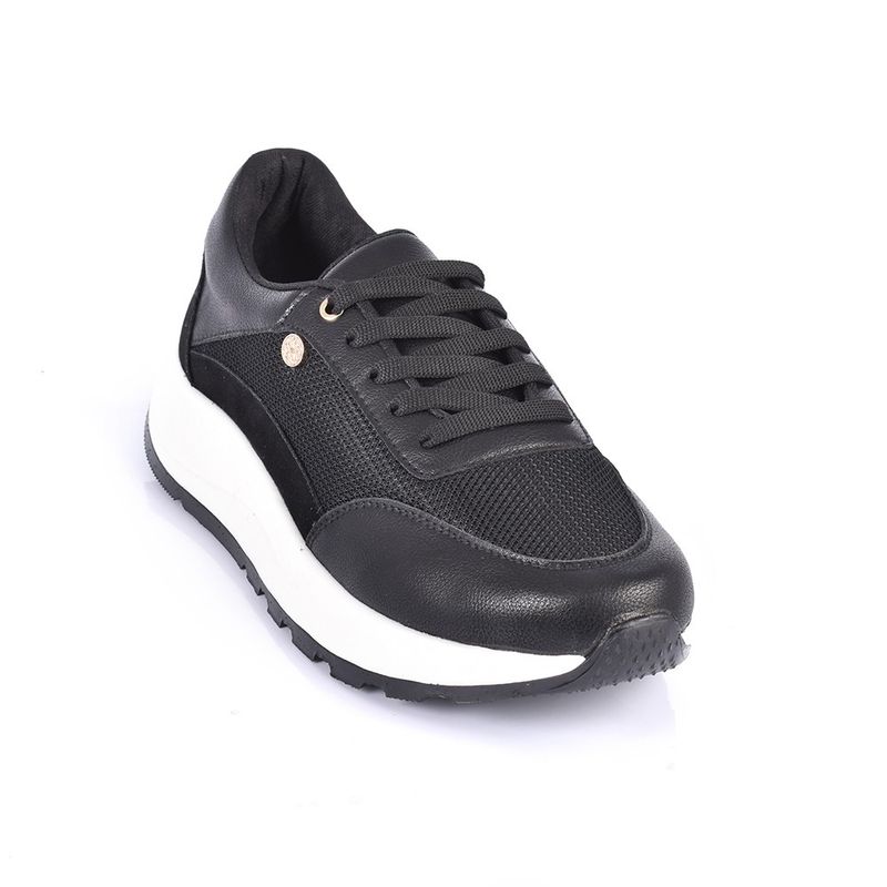 PRICE SHOES - Price Shoes Tenis Casual Mujer 282M444Negro
