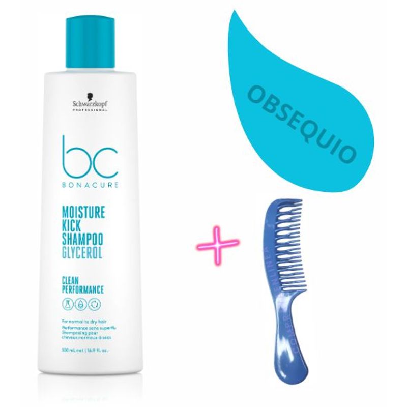 SCHWARZKOPF - Shampoo Bonacure Moisture Kick Hidratación 500ML