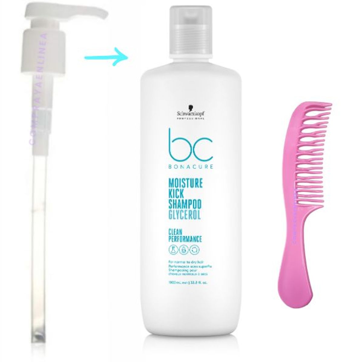 SCHWARZKOPF - Shampoo Bonacure Moisture Kick Hidratación 1000ML