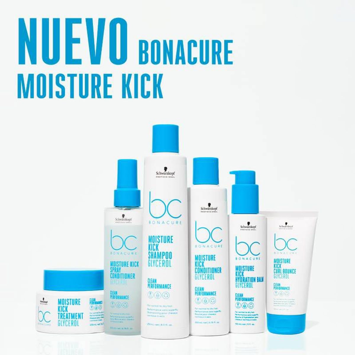 SCHWARZKOPF - Shampoo Bonacure Moisture Kick Hidratación 1000ML