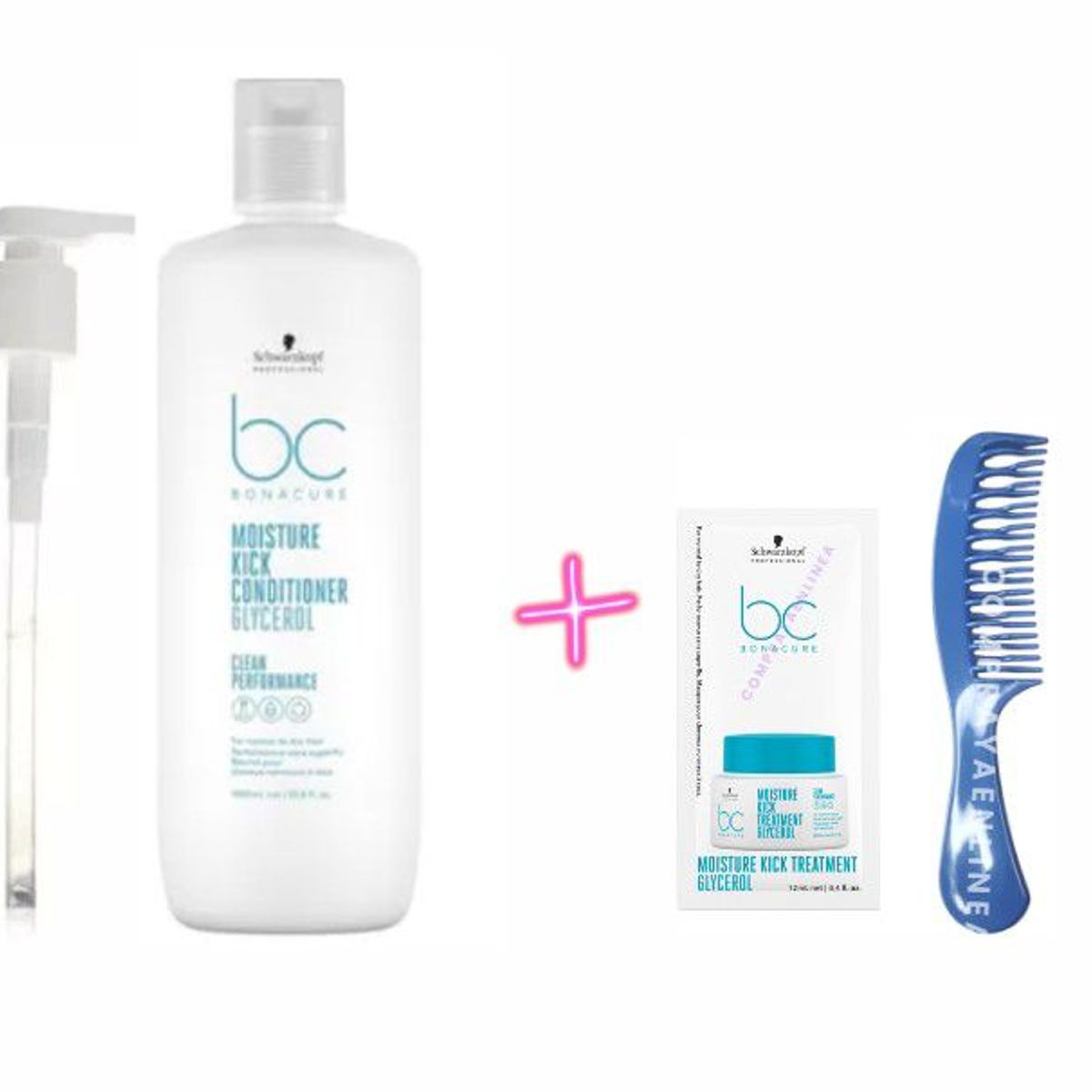 SCHWARZKOPF - Acondicionador Bonacure Moisture Kick Hidratación 1000 ml