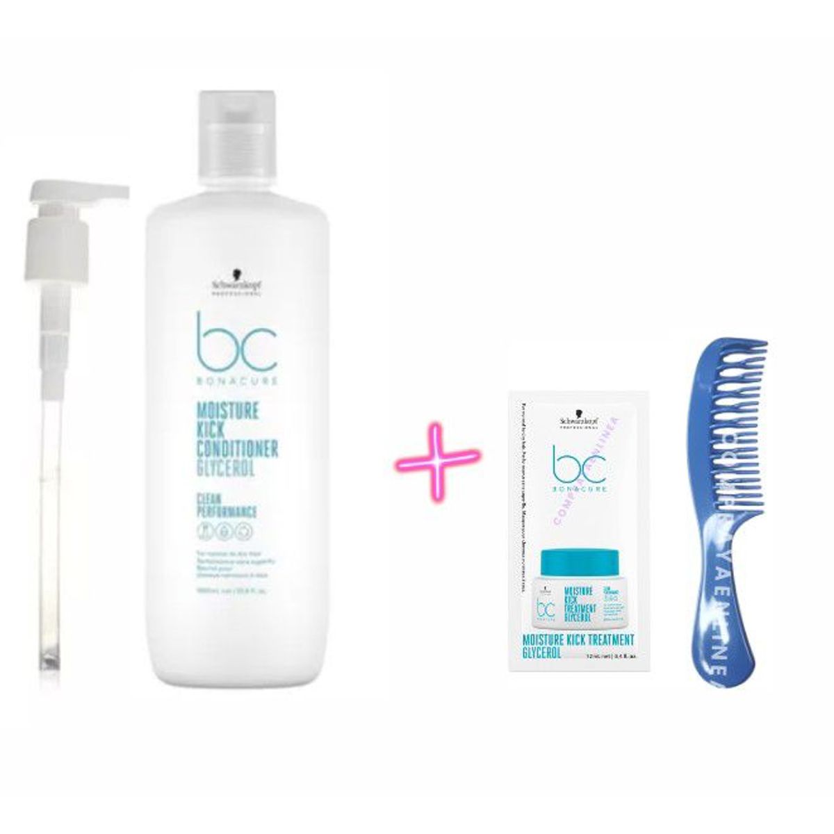 SCHWARZKOPF - Acondicionador Bonacure Moisture Kick Hidratación 1000 ml