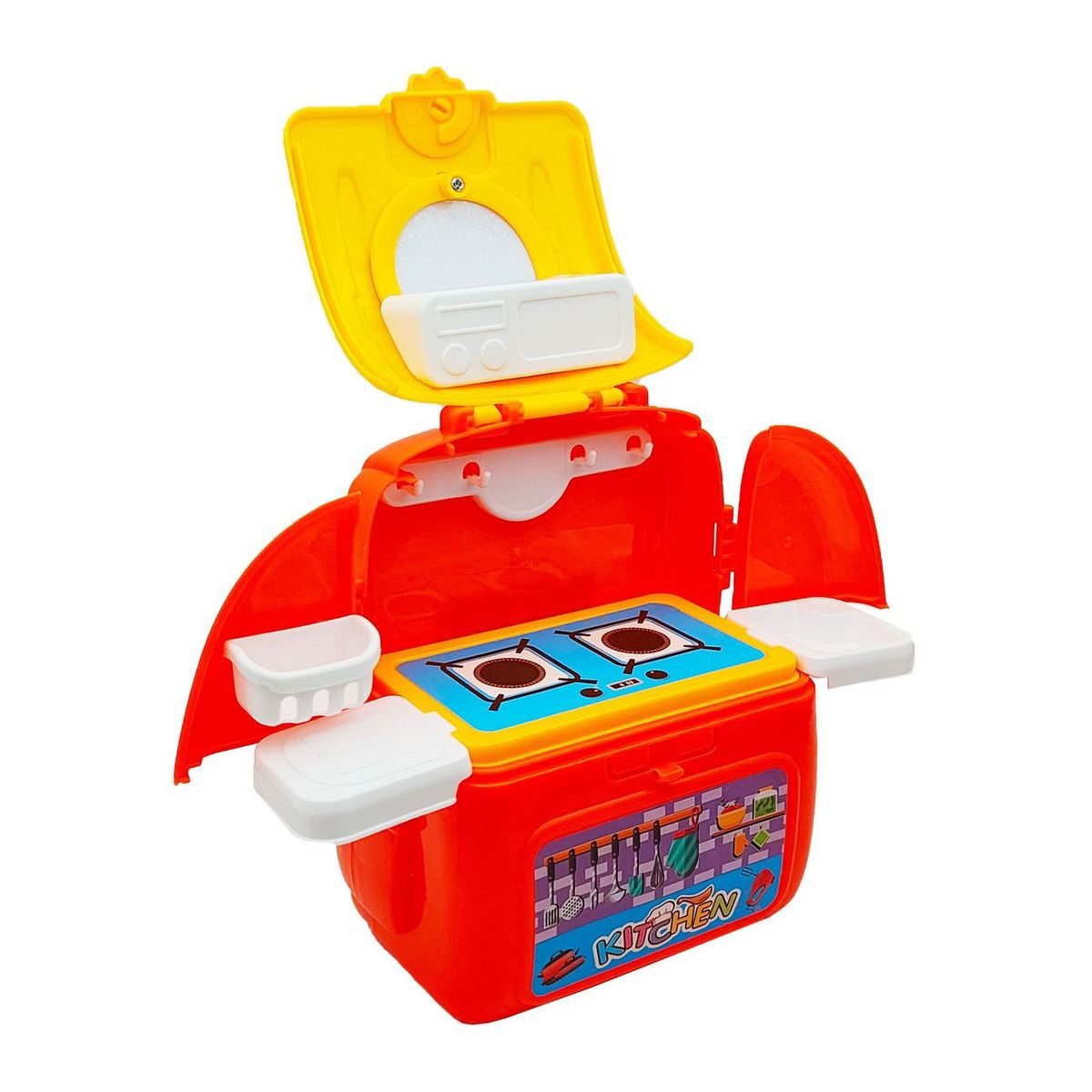 DAYOSHOP - Cocina Infantil Caja Juego Set Interactiva 2 En 1 Juguete