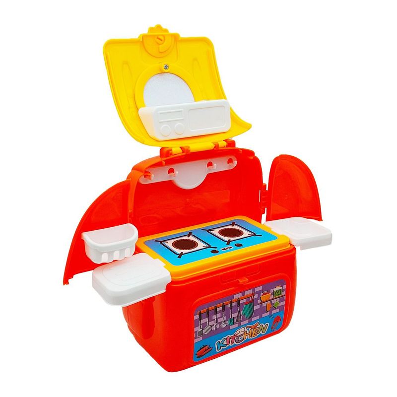 DAYOSHOP - Cocina Infantil Caja Juego Set Interactiva 2 En 1 Juguete